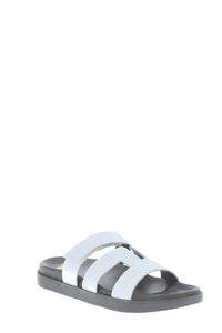 Nü x Neo Leather Sandal in White MC-55