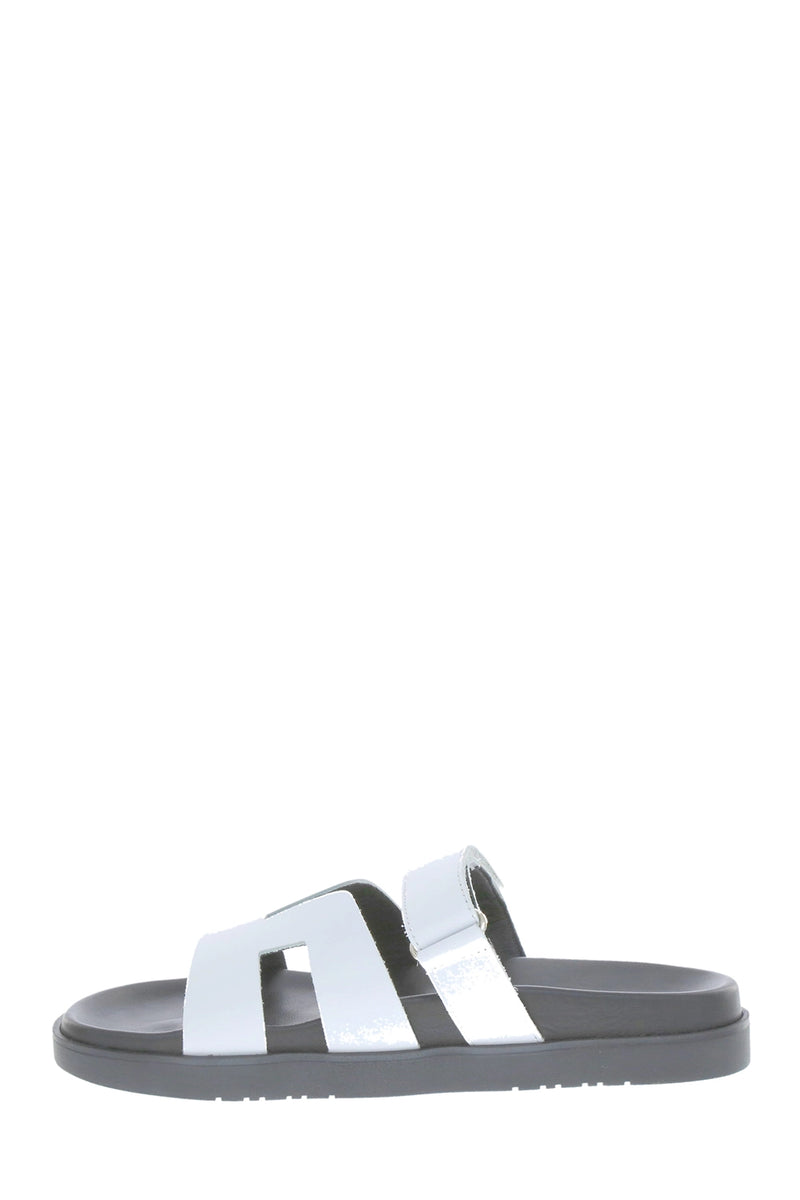 Nü x Neo Leather Sandal in White MC-55