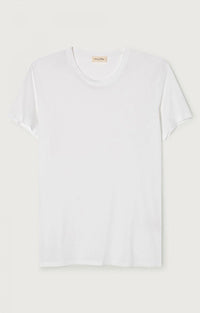 American Vintage Men's T-Shirt Mc Col Rond in White MDEC1CH25