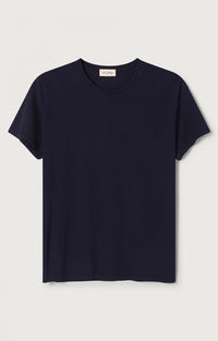 American Vintage Men's T-Shirt Mc Col Rond in Caviar MDEC1CH25
