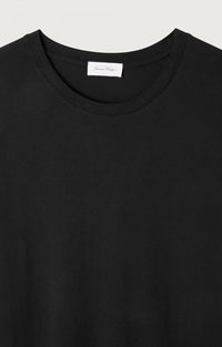 American Vintage Men's T-Shirt Mc Col Rond in Black MDEC1CH25