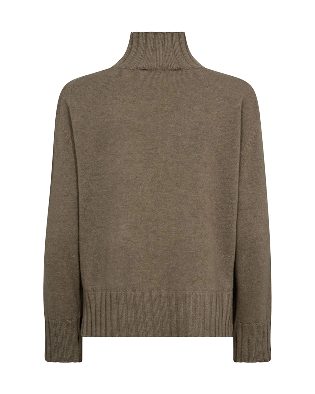 Mos Mosh Aima Cashmere Highneck Knit in Brindle 165720