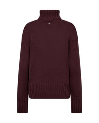 Mos Mosh Rola Bine Rollneck Knit in Fudge 173480