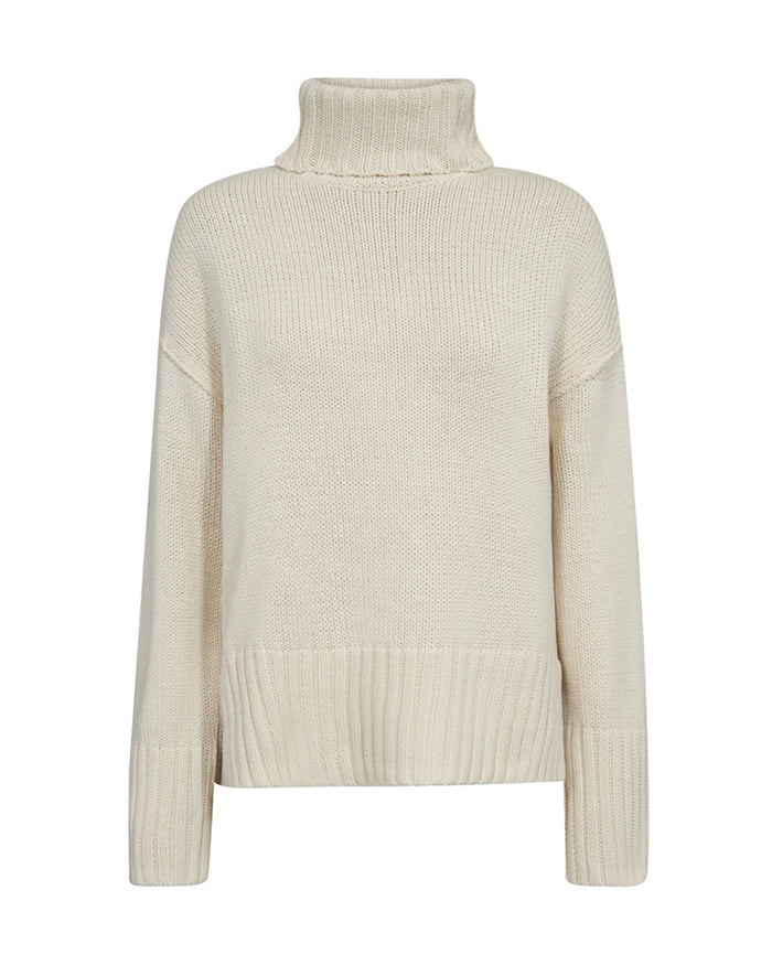 Mos Mosh Rola Bine Rollneck Knit in Ecru 173480