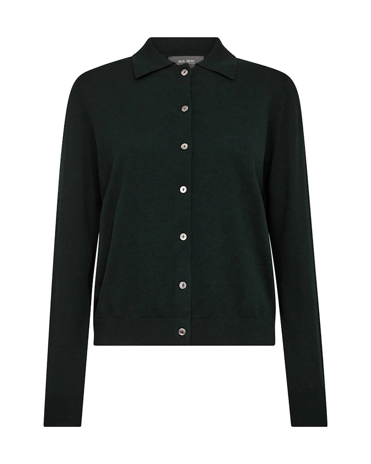 Mos Mosh Relena Flip Knit Cardigan in Scarab 173110