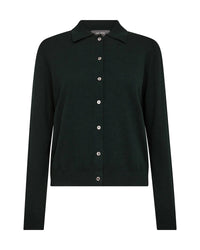 Mos Mosh Relena Flip Knit Cardigan in Scarab 173110