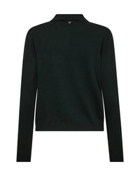 Mos Mosh Relena Flip Knit Cardigan in Scarab 173110