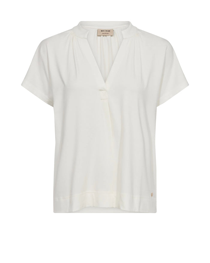 Mos Mosh Shira Tee in Ecru 160910