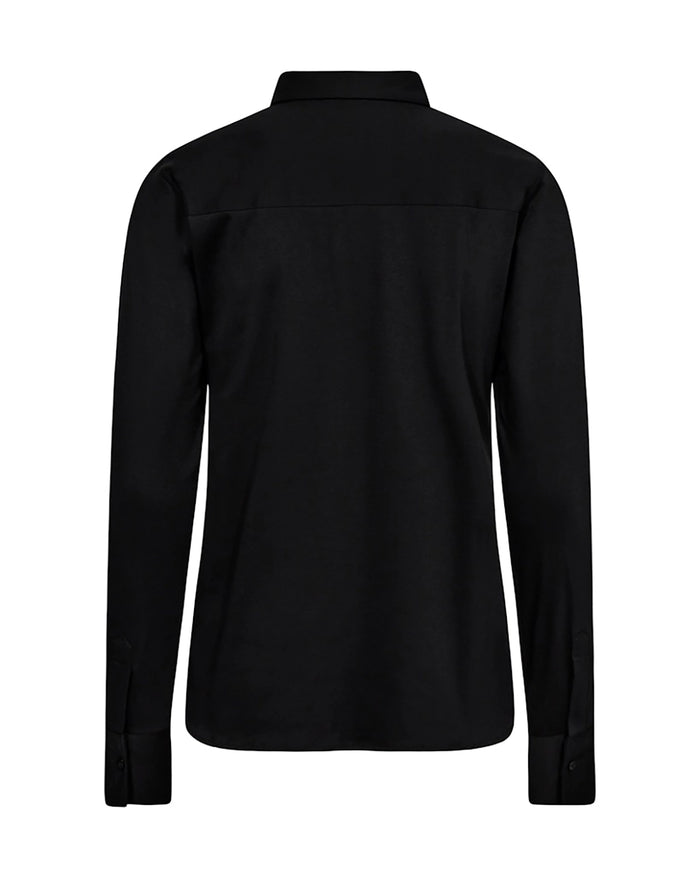 Mos Mosh Tina Jersey Shirt in Black 131660