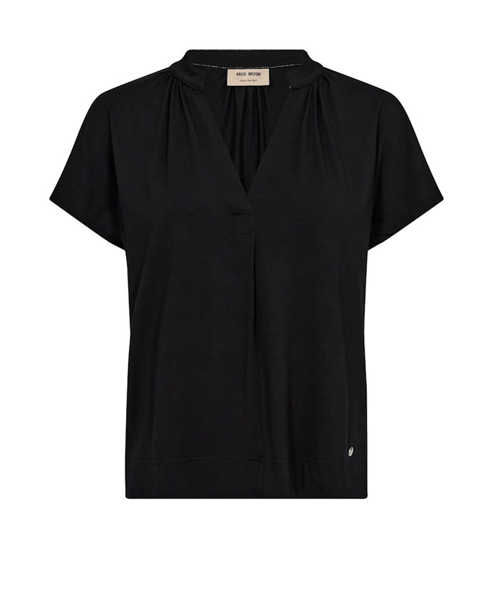 Mos Mosh Shira Tee in Black 160910