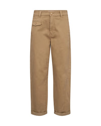 Mos Mosh Aymen Len Pant in Ptf Oak 176540 - Pre-Order July Delivery