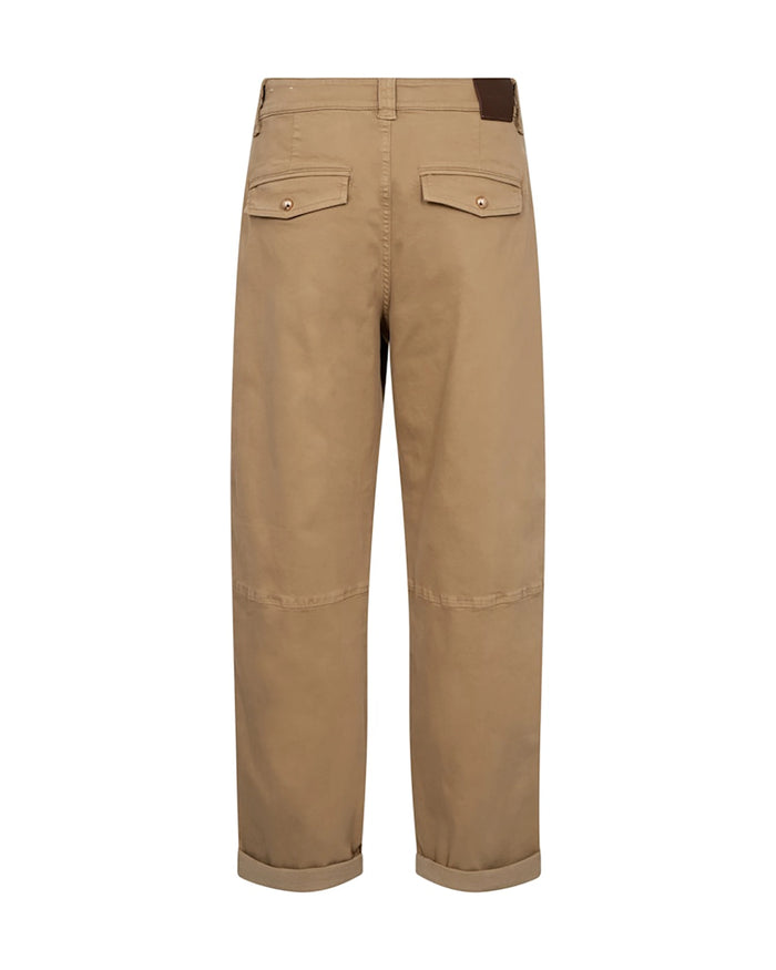 Mos Mosh Aymen Len Pant in Ptf Oak 176540 - Pre-Order July Delivery