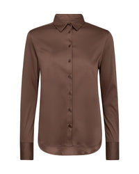 Mos Mosh Tina Jersey Shirt in Cof Quartz 131660 - Pre-Order July Delivery