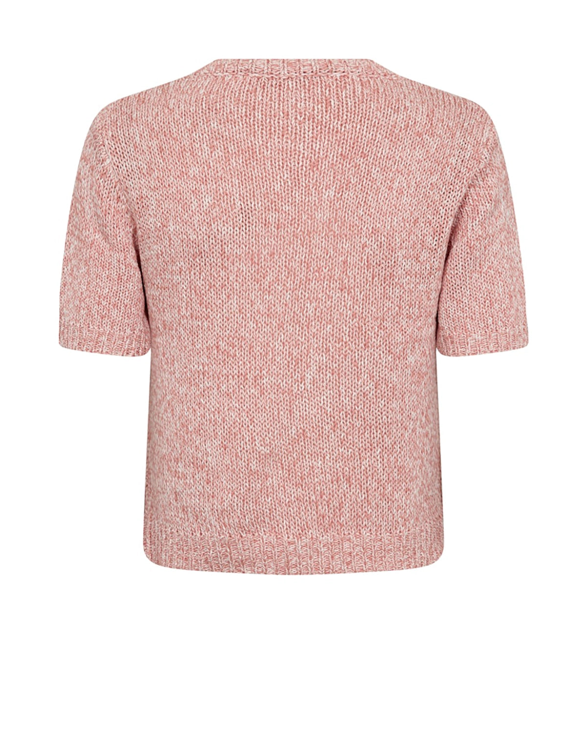 Mos Mosh Elio SS Knit Cardigan in Peachy 177700 - Pre-Order July Delivery