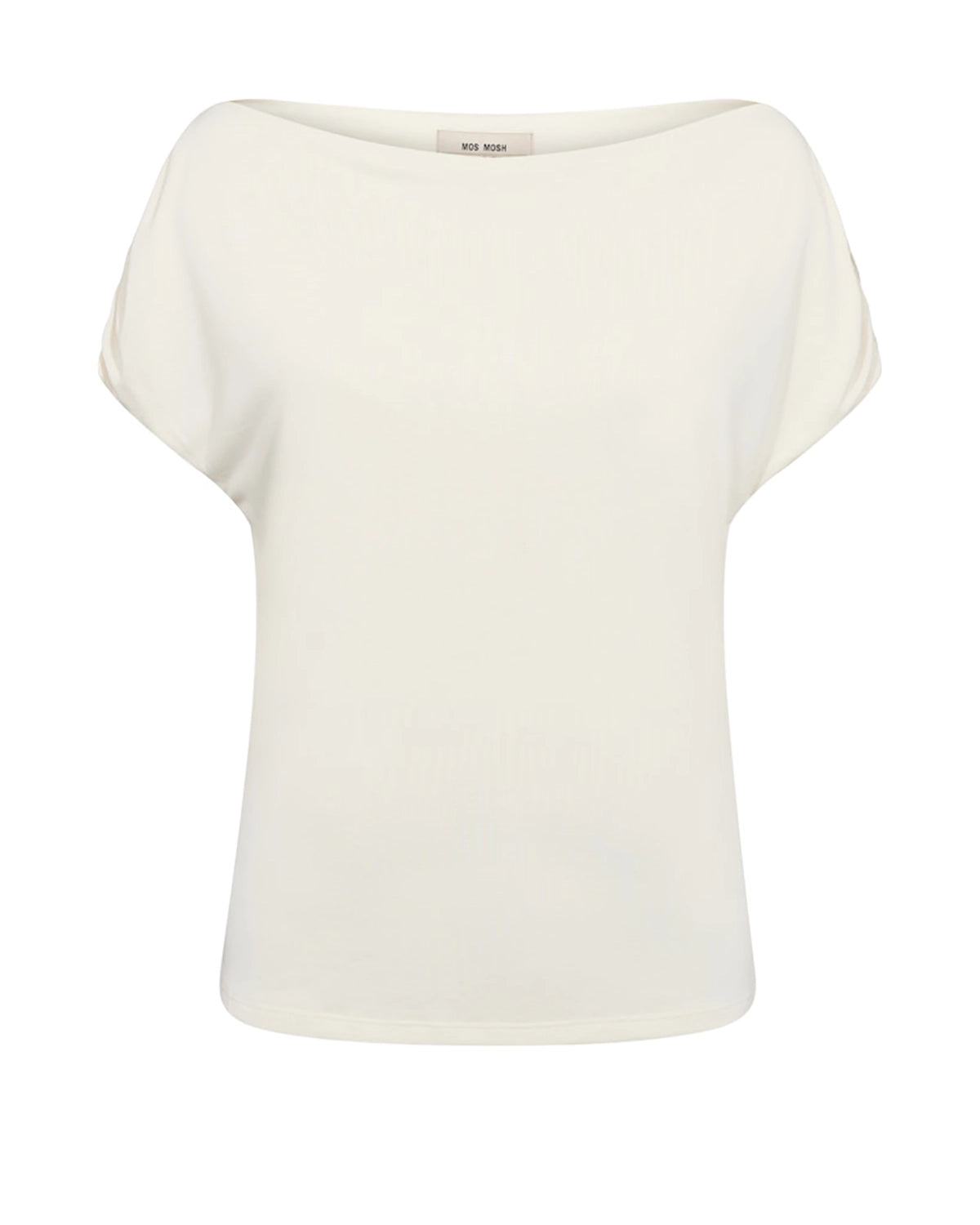 Mos Mosh Shima Solid Sleeveless Tee in Ecru 177470 - Pre-Order July Delivery