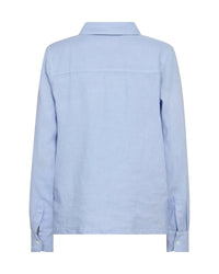 Mos Mosh Enna Linen Pocket Blouse in Brnr Blue 168430 - Pre-Order July Delivery