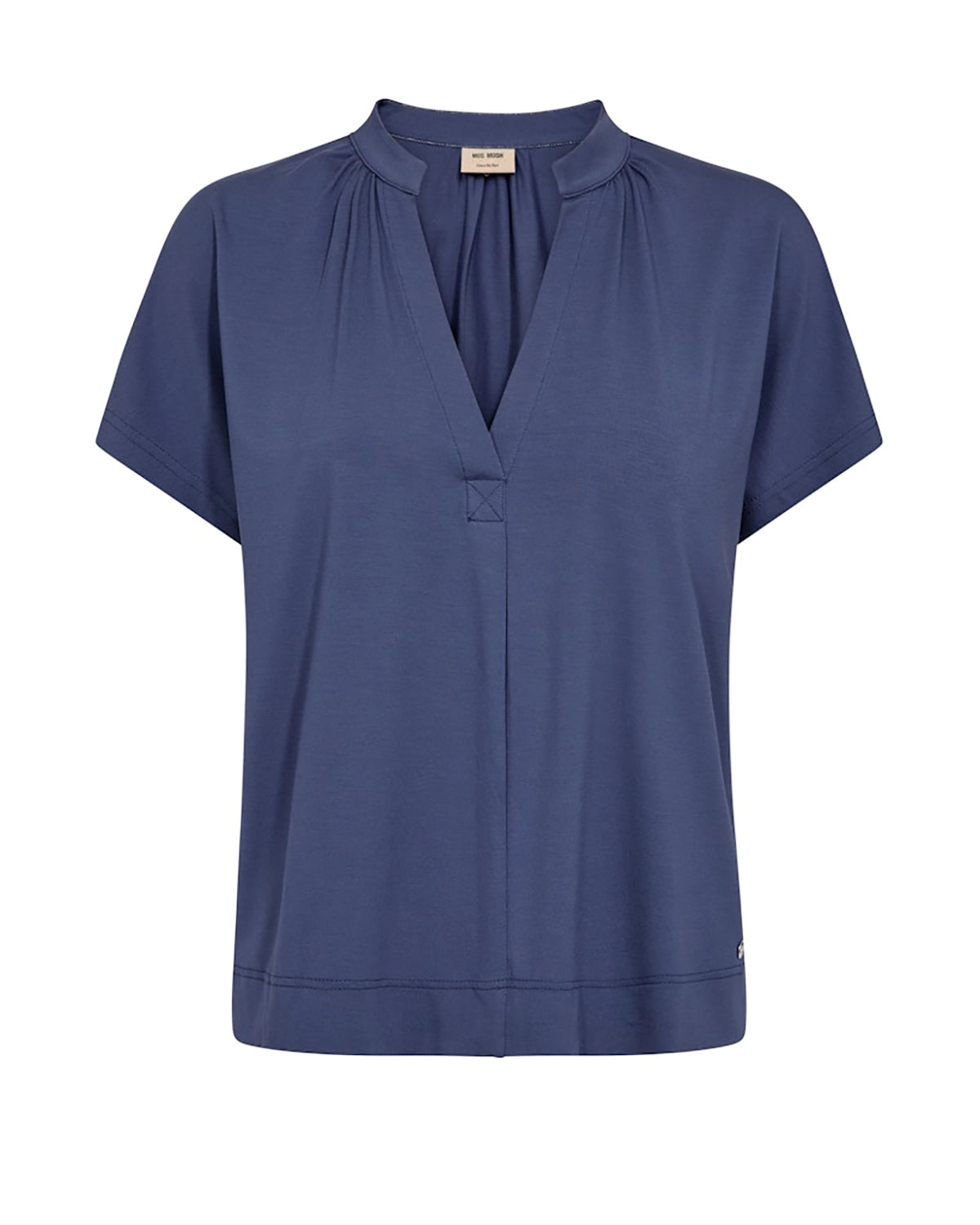 Mos Mosh Shira Tee in Crown Blue 160910 - Pre-Order July Delivery