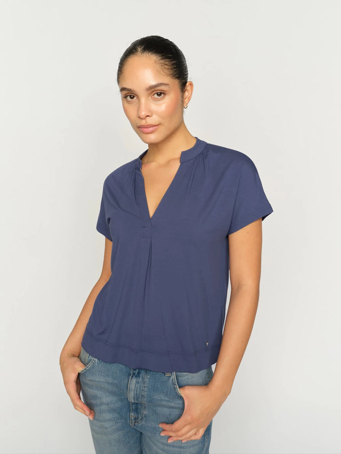 Mos Mosh Shira Tee in Crown Blue 160910