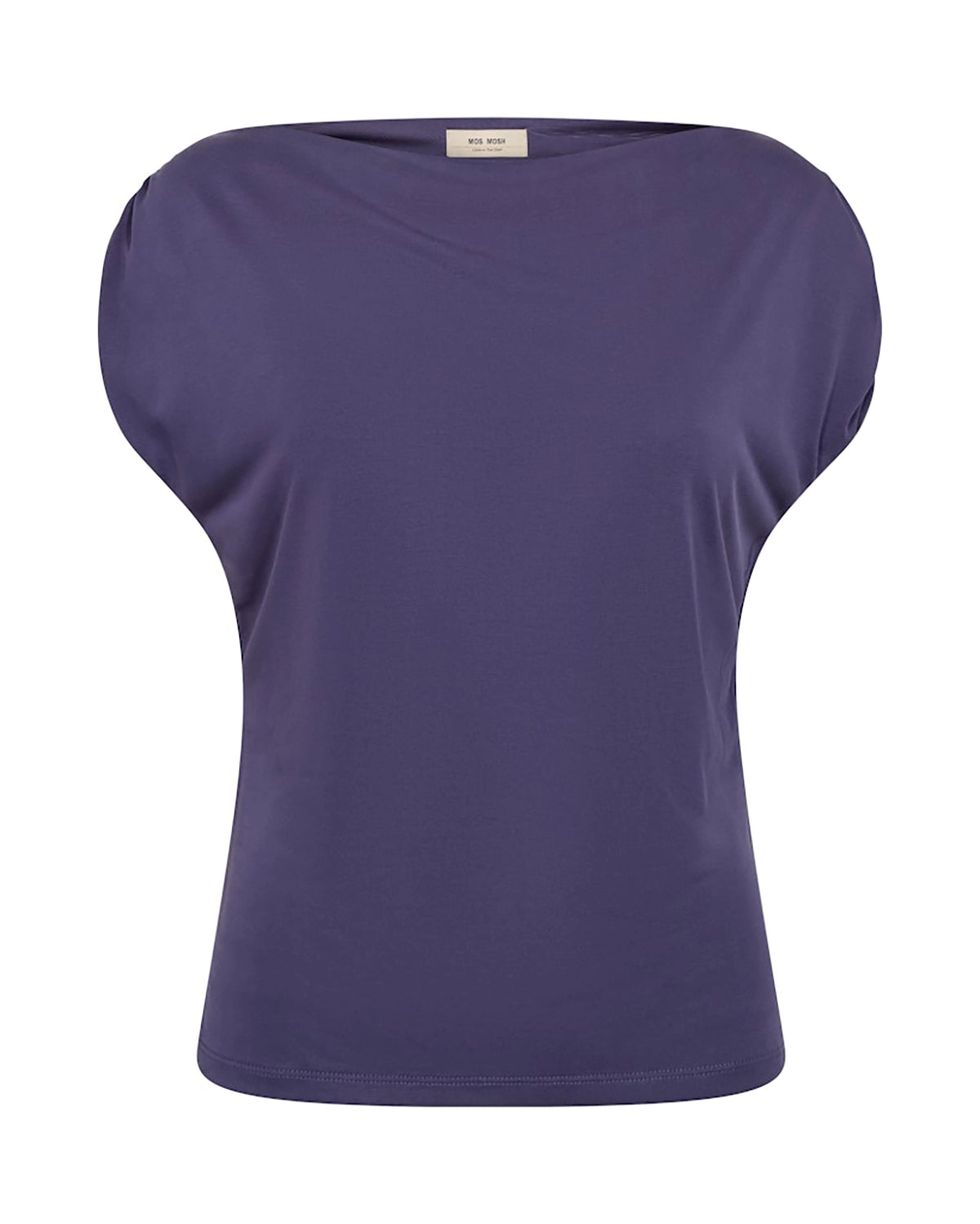 Mos Mosh Shima Solid Sleeveless Tee in Crown Blue 177470 - Pre-Order July Delivery