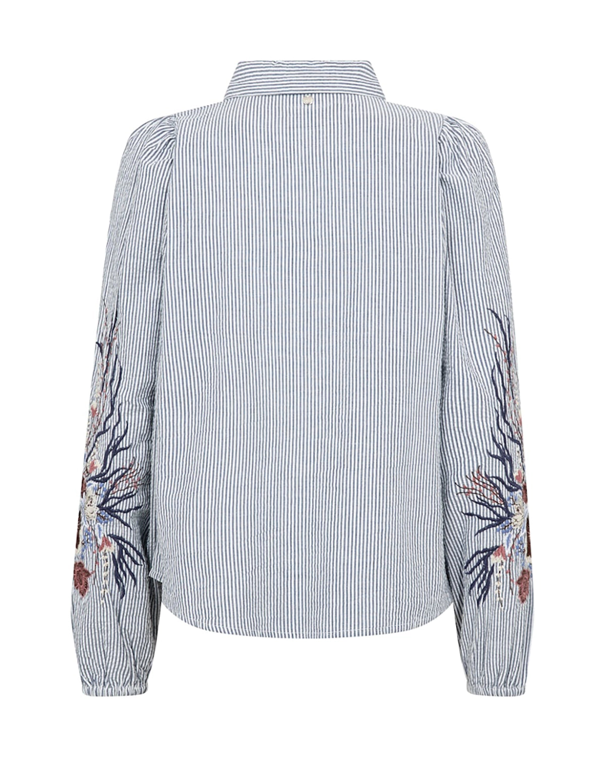 Mos Mosh Ciu Oxfo Shirt in Crown Blue 177980 - Pre-Order July Delivery