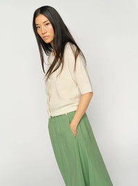 Mos Mosh Ellaja Alexis Skirt in Turf Green 176920 - Pre-Order July Delivery