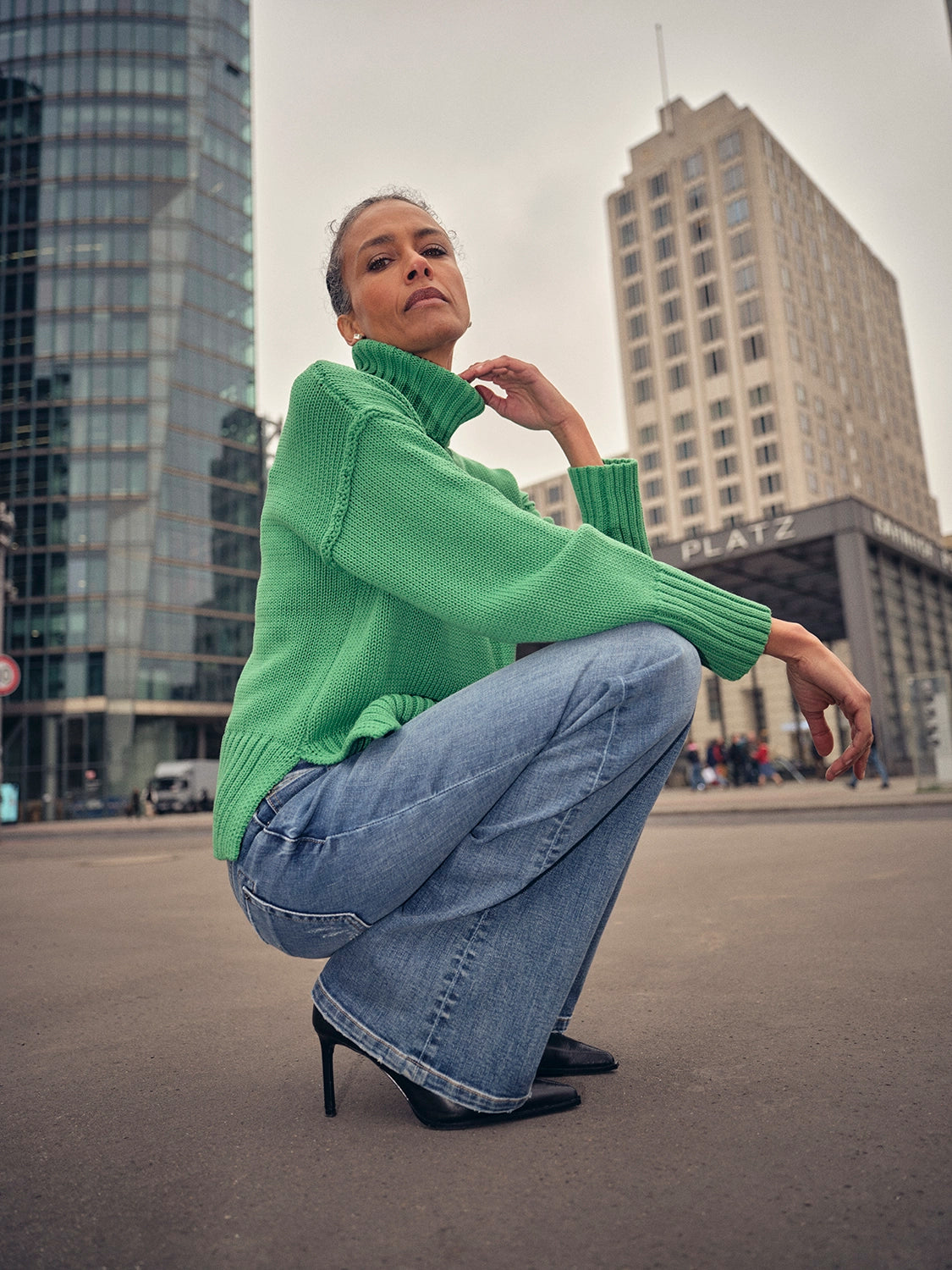 Mos Mosh Rola Bine Rollneck Knit in Amazon 173480