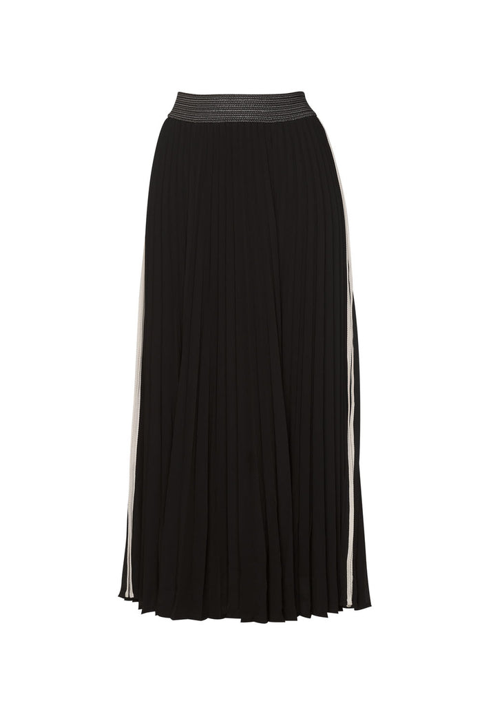Madly Sweetly by Loobies Story Just Pleat It Skirt in Black MS1224Pl