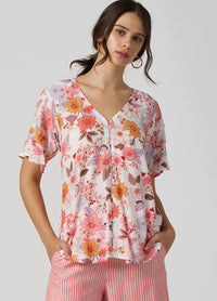 Madly Sweetly by Loobies Story Spring has Sprung Top White MS1332