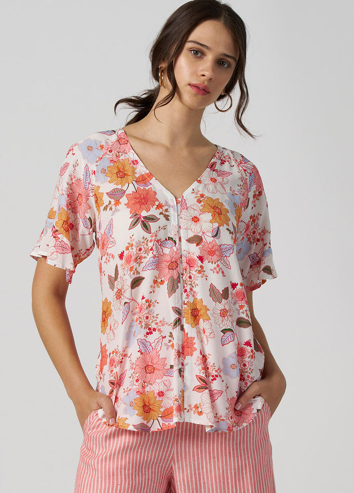 Madly Sweetly by Loobies Story Spring has Sprung Top White MS1332