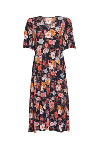 Madly Sweetly Spring has Sprung Dress Navy Multi MS1333