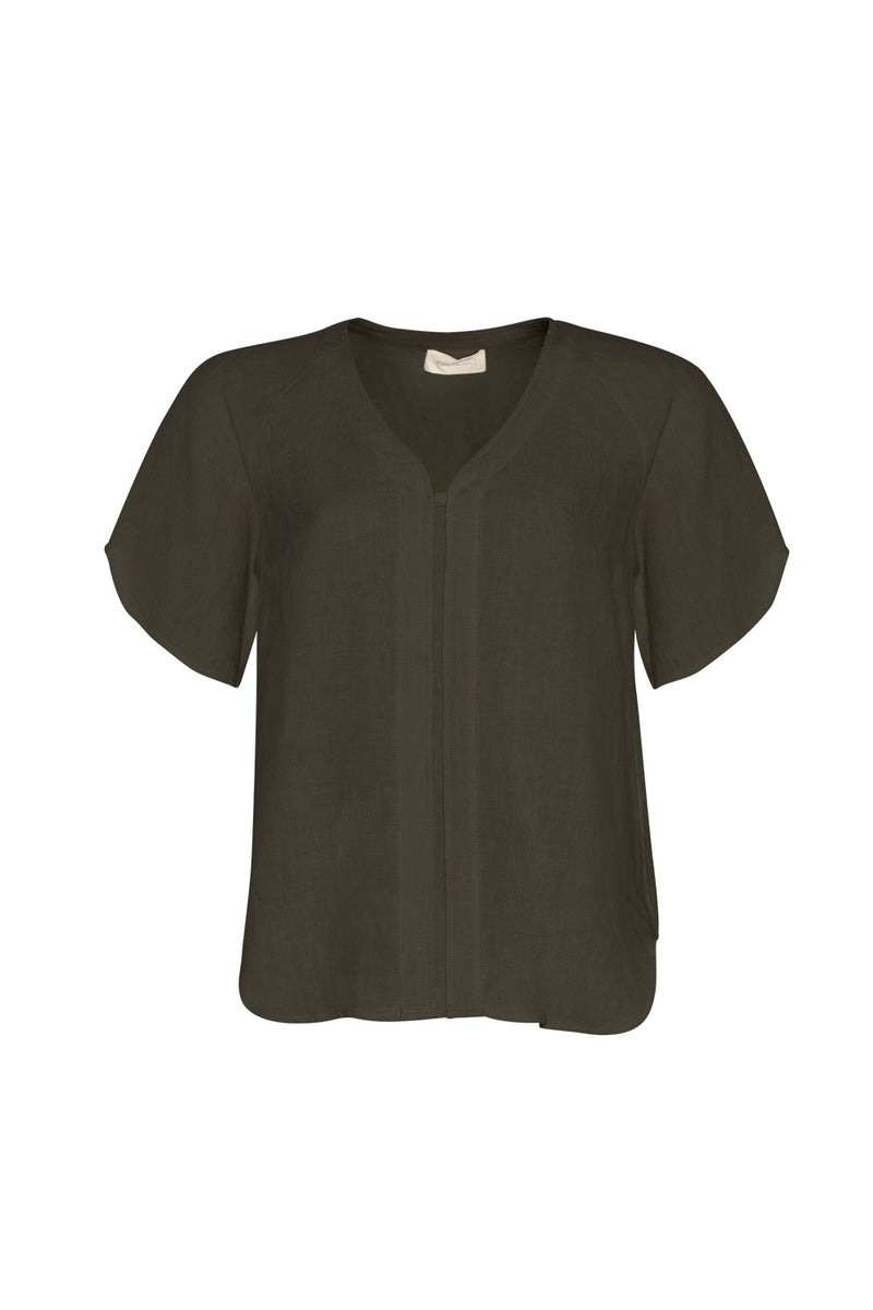 Madly Sweetly by Loobies Story  Echo Tee in Khaki MS1353