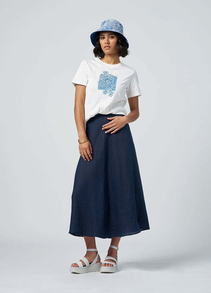 Madly Sweetly by Loobie's Story Sunshine Skirt Navy MS1429