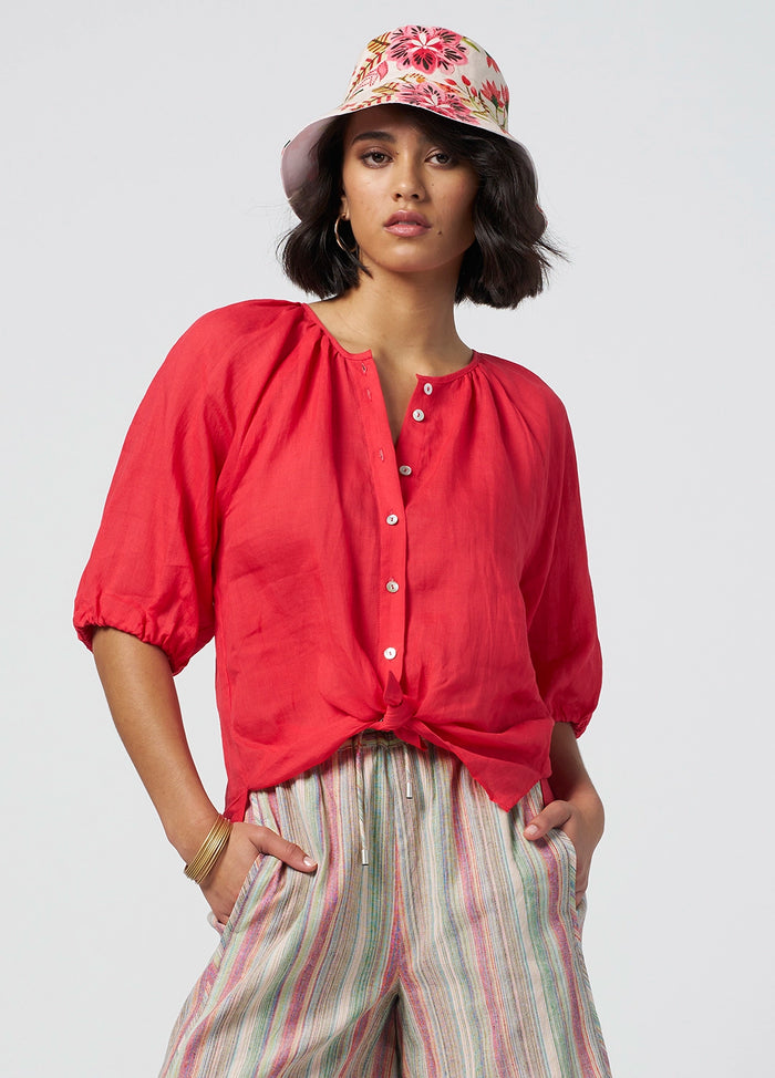 Madly Sweetly by Loobie's Story Colourwheel Blouse Red  MS1407PL
