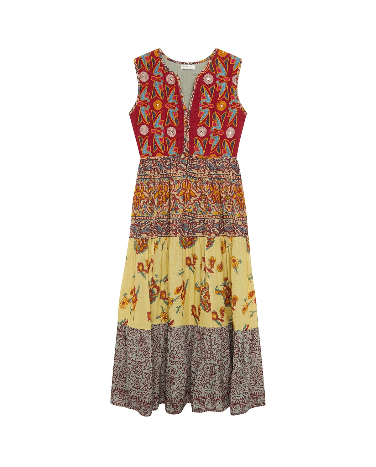 Maison Hotel Eugenie Dress in Patch Work