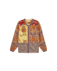 Maison Hotel Leandra Blouse in Patch Work