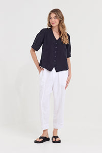 Verge Maiden Top in Ink 1306BR