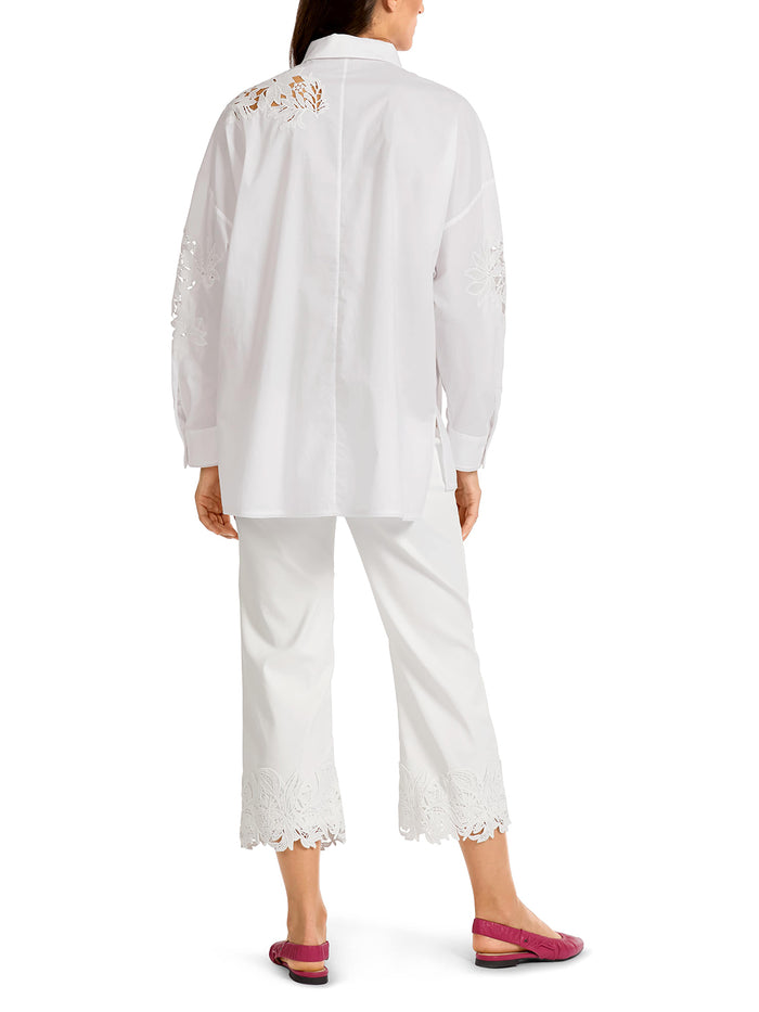 MarcCain Blouse with Broderie Anglaise UC5142W61