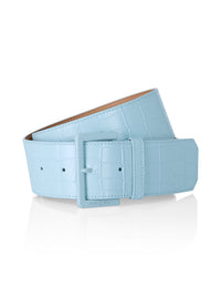 MarcCain Crocodile-look Cowhide Belt UCG104L04