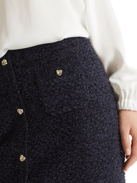 Marc Cain Tailored mini skirt Knitted in Germany WC 71.01 M01