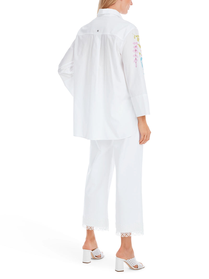 Marc Cain Organic Cotton Shirt Blouse with Print YC 51.34 W94
