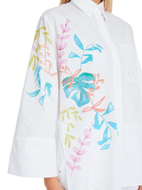 Marc Cain Organic Cotton Shirt Blouse with Print YC 51.34 W94