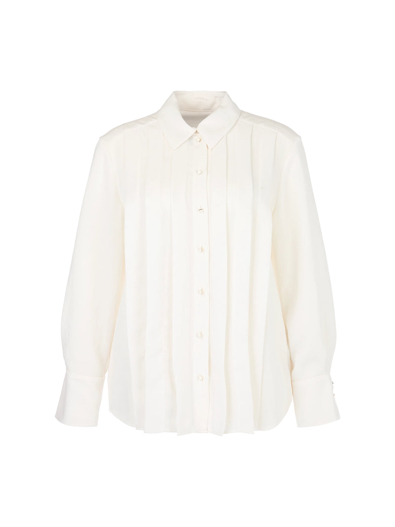 Marc Cain Rethink Together Blouse with Pleats YC 51.18 W39