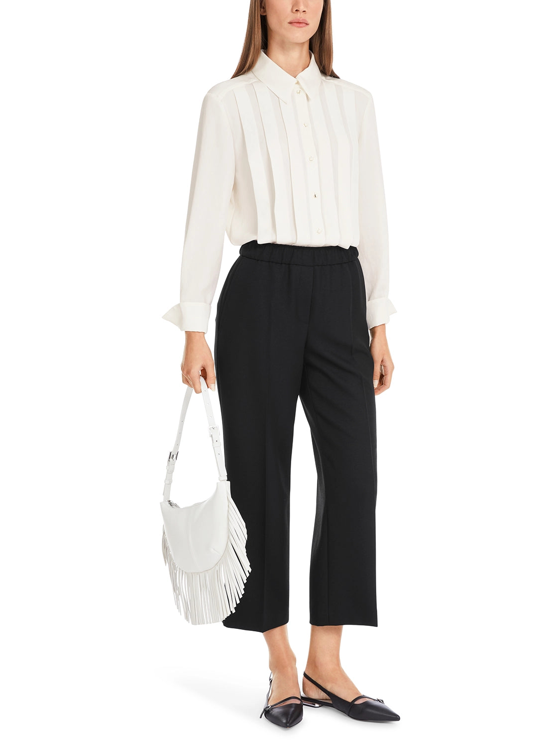 Marc Cain Rethink Together Blouse with Pleats YC 51.18 W39
