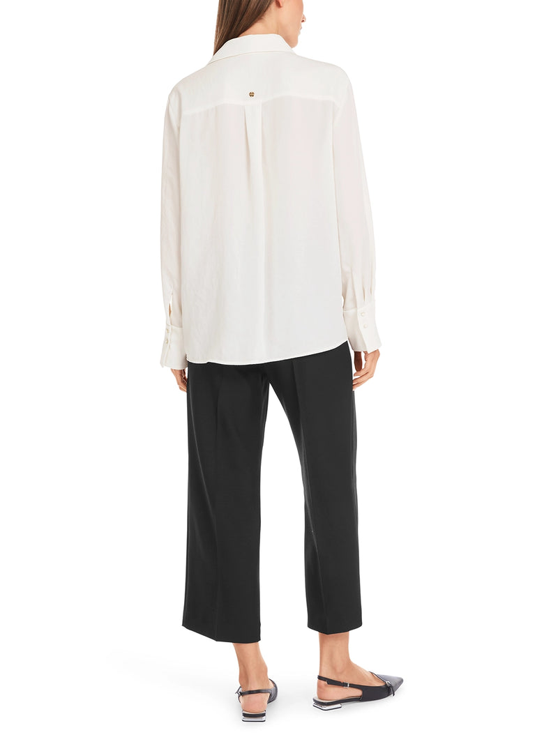 Marc Cain Rethink Together Blouse with Pleats YC 51.18 W39