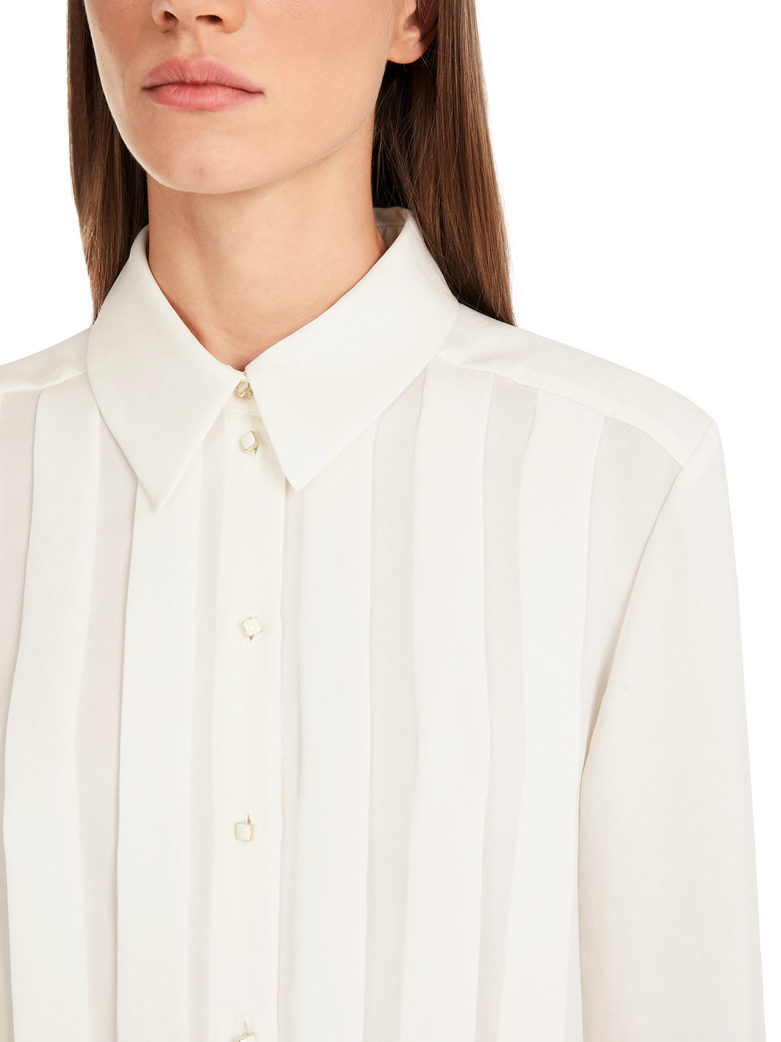 Marc Cain Rethink Together Blouse with Pleats YC 51.18 W39