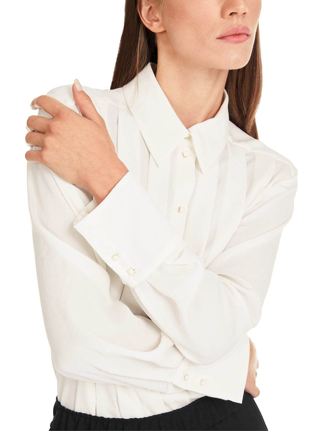 Marc Cain Rethink Together Blouse with Pleats YC 51.18 W39