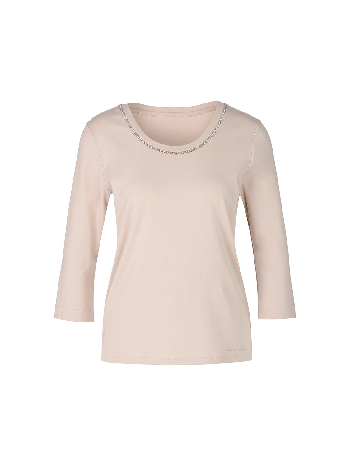 Marc Cain T-shirt with pearl embellishment YC 48.25 J15 - Pre-Order May Delivery