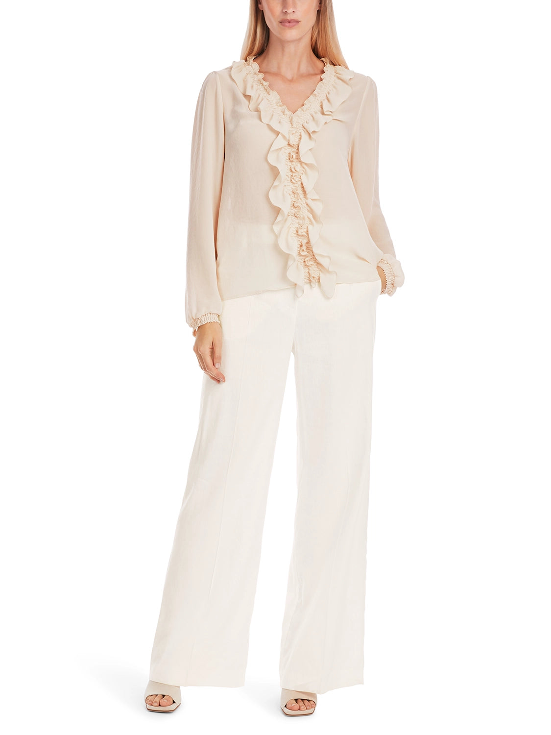 Marc Cain Rethink Together Ruched Blouse YC 51.35 W30