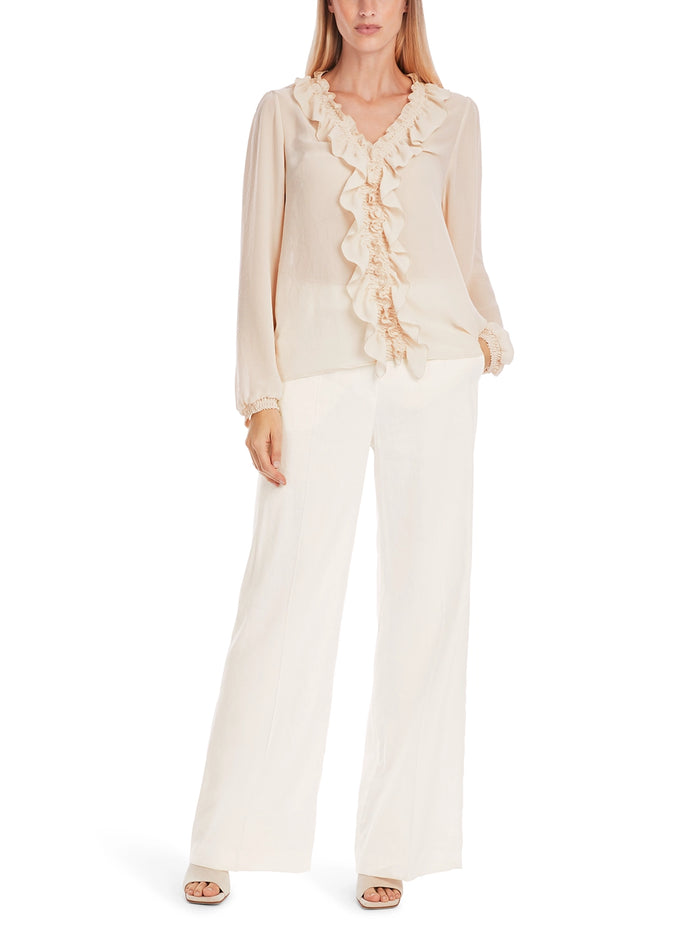 Marc Cain Rethink Together Ruched Blouse YC 51.35 W30