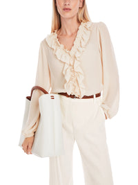 Marc Cain Rethink Together Ruched Blouse YC 51.35 W30